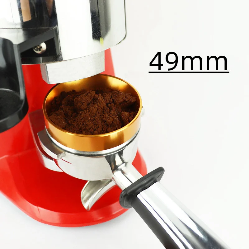 Imbuto dosatore per caffè Espresso da 49mm con anello dosatore per caffè  magnetico in acciaio inossidabile compatibile con accessori per caffè  portafiltro da 49mm - AliExpress