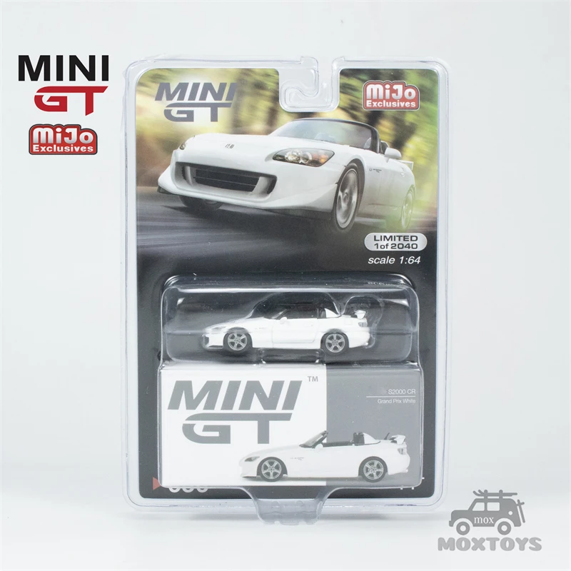 Mini Gt Mijo Exclusives 1:64 S2000 (Ap2) Cr Grand Prix White Diecast Model Car