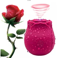 10 Geschwindigkeiten Frauen Saugen Vibrationsmassagegerät Vakuum Saugen Rose Vibrator Klitoris Nippel Stimulator Erwachsene Masturbaton Sexspielzeug 3