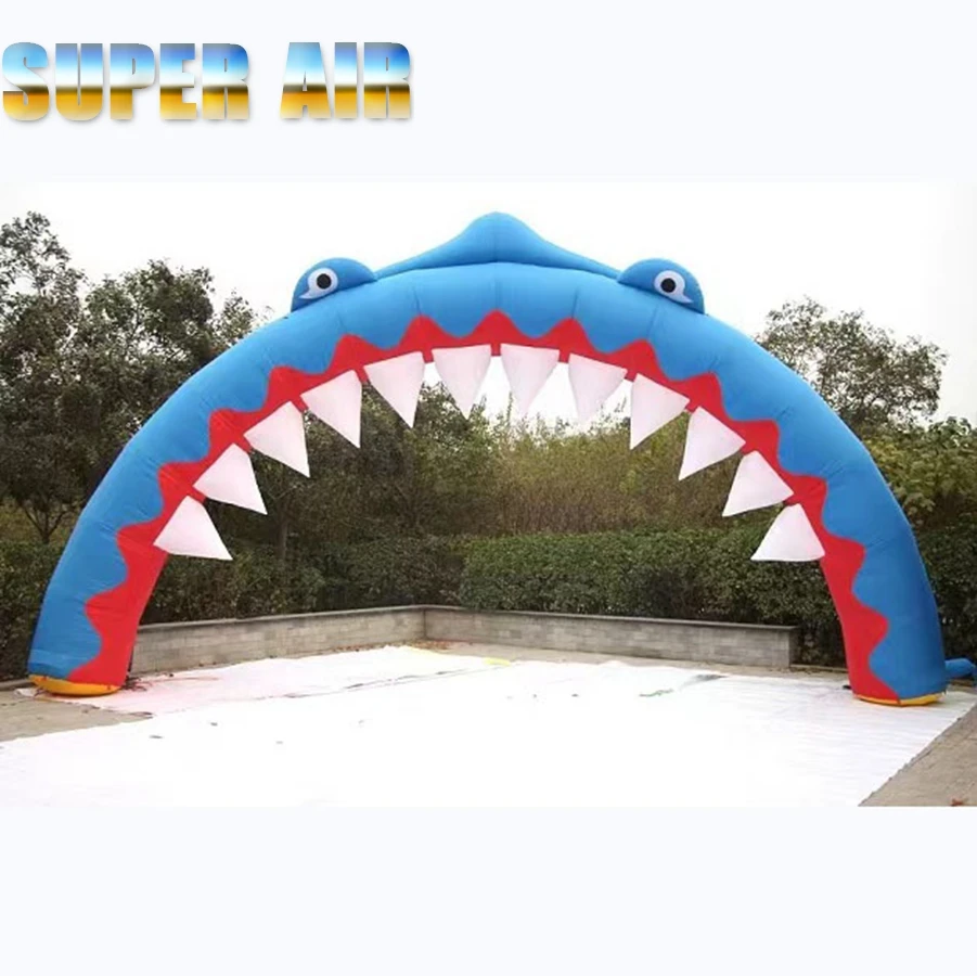 

Shark inflatable arch ocean professional custom outdoor portable safe thickening wear