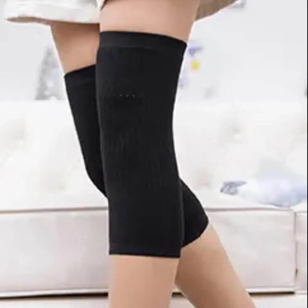 Cashmere Warm Knee Support For Arthritis Joints Kneecap Protector Leg Warmers Not bloated Skin-friendly Knee Pads 1 Pair