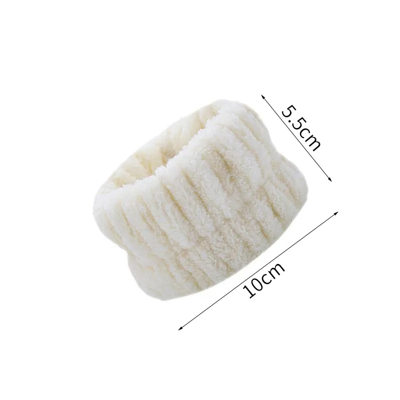 Plush Leopard Print Color Wrist waterproof hair band Women Wash Face And Make Up Wrist Strap Female Fashion Accessories