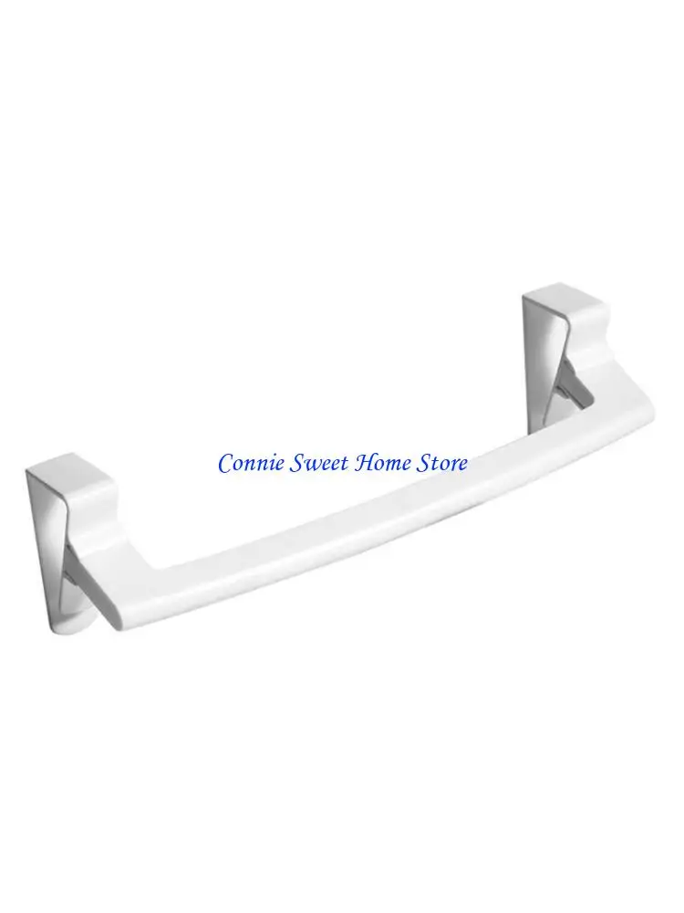 LXAF พลาสติก Over the Cabinet ผ้าเช็ดตัวผ้าเช็ดมือและ Washcloth Rack สำหรับห้องน้ำและห้องครัวตู้,9.45x2.35x2.76 นิ้ว 1