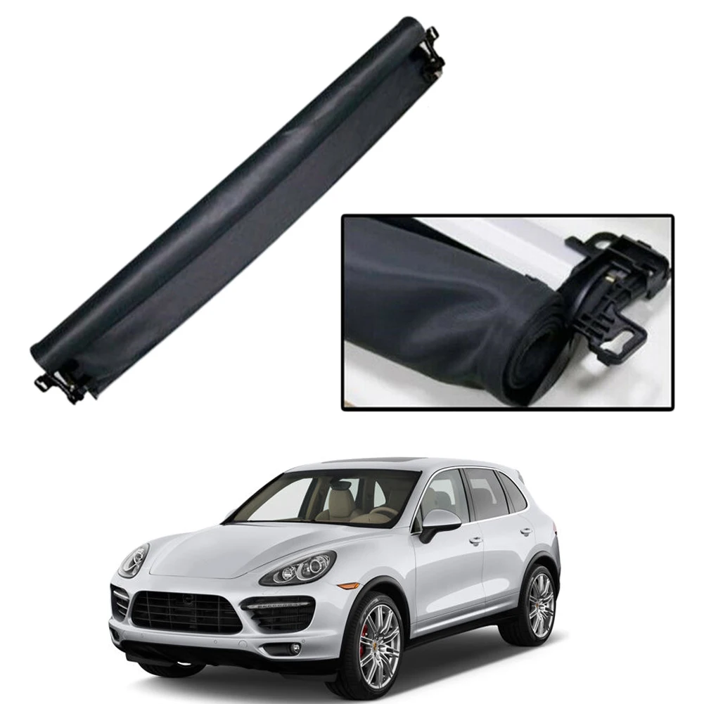 

Черный солнцезащитный козырек на крышу автомобиля, защитная занавеска в сборе для Porsche Cayenne 2011 2012 2013 2014 2015 2016 2017