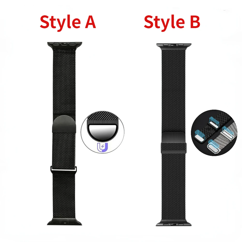 Premium Milanese Mesh Apple Watch Band Bracelet - Elegant Sport Strap