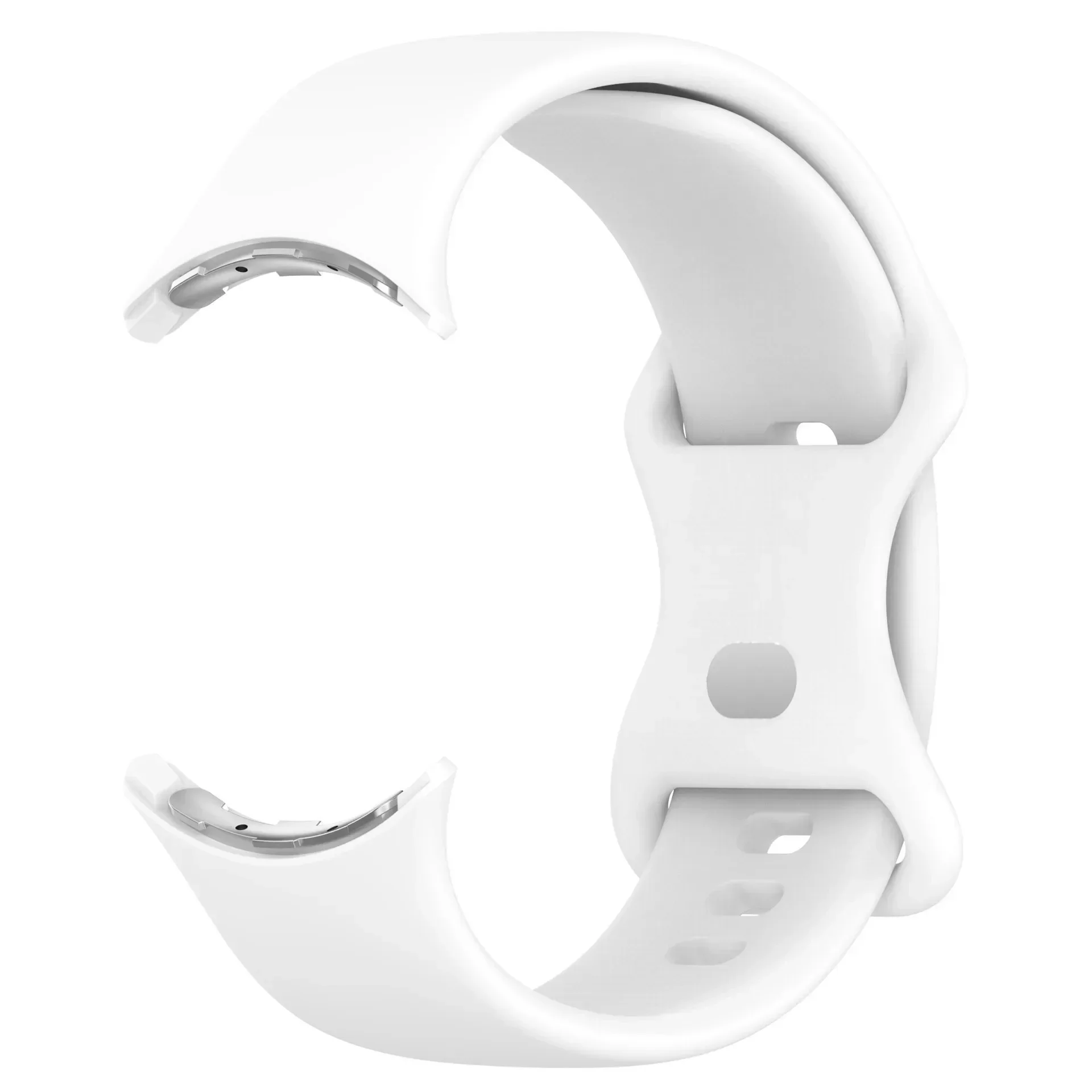 Premium Silicone Watch Band with Metal Buckle - Universal Fit