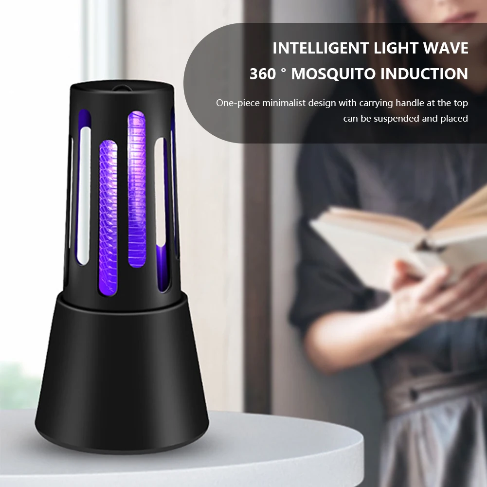 110-220V Electric Shock Mosquito Killer Lamp USB Fly Trap Zapper Insect Killer Repellent Bedroom Outdoor Anti Mosquito Trap