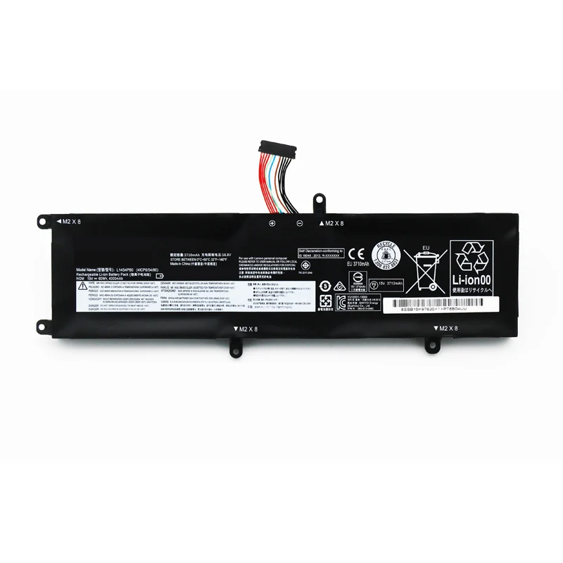 Аккумулятор L14M4PB0 l14s4pb0 для ноутбука Lenovo resuer 14 15 14isk 14ise 14ifi 15isk 60wh