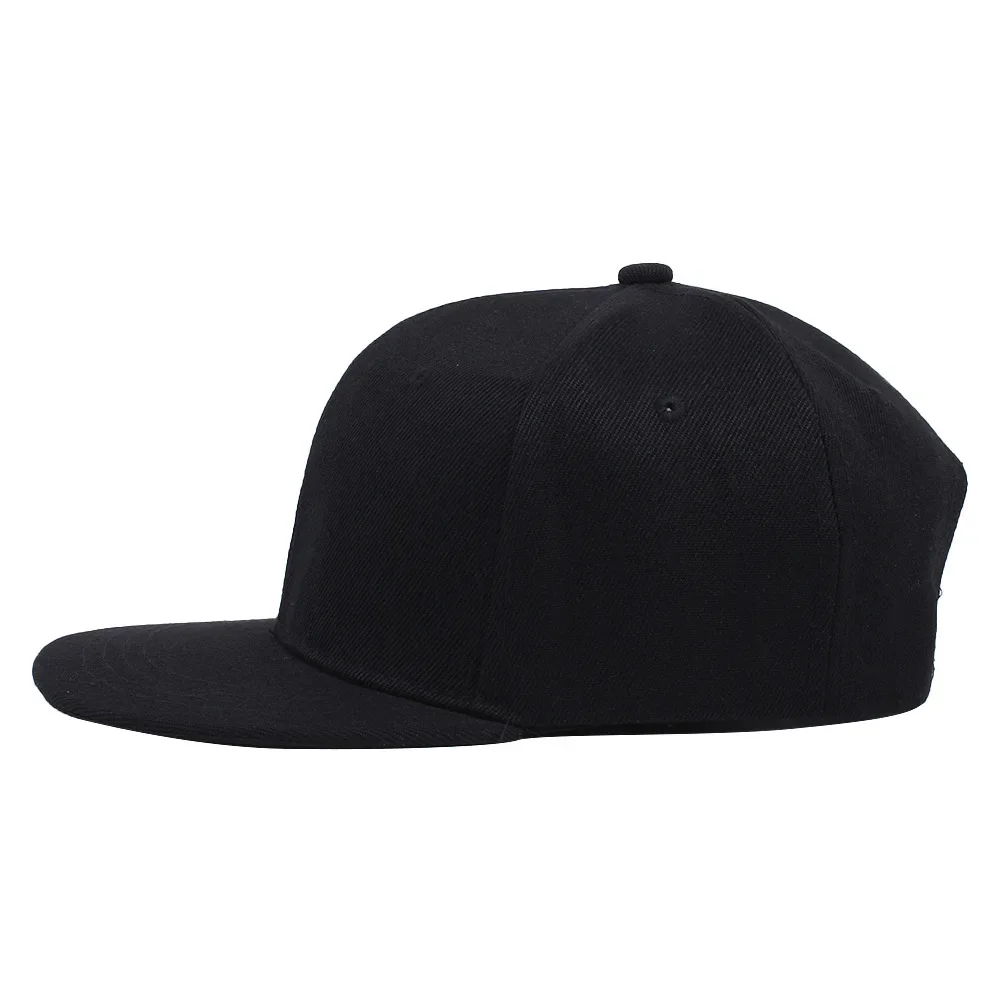 Unisex Cap Acrylic Plain Snapback Hat High Quality Adult Hip Hop Baseball Caps for Men Women Outdoor Leisure Baseball Flat Hat 2