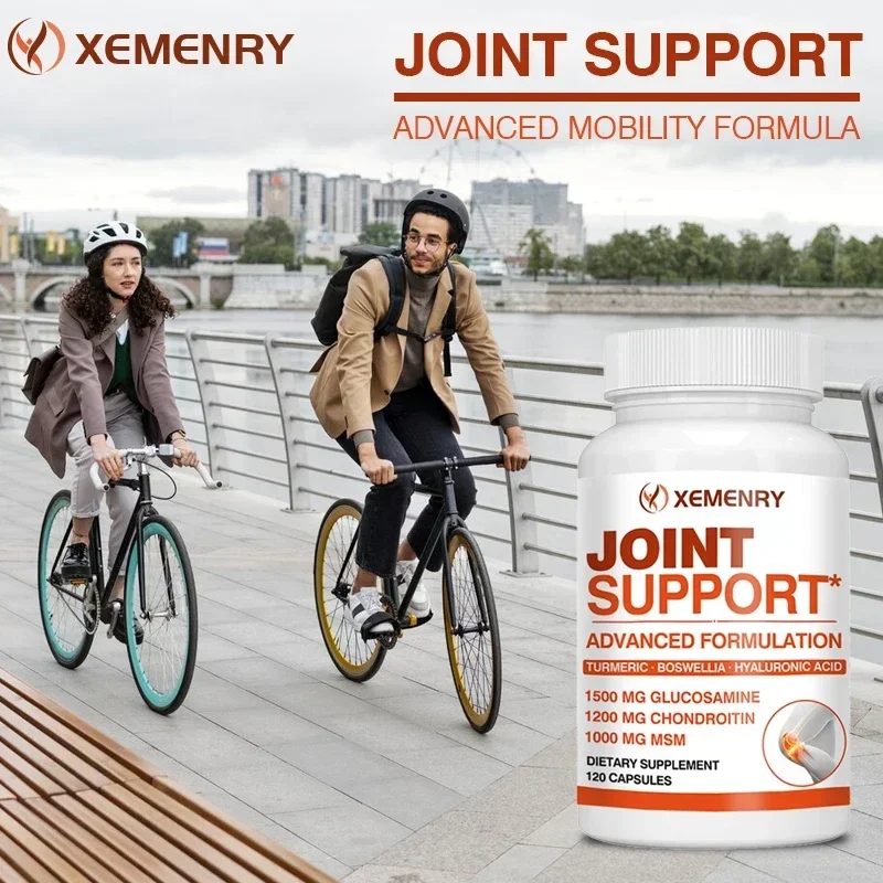 Glucosamine Chondroitin Supplement Joint Support-Strengthen Cartilage and Muscle Health Repair Joint Damage Enhance Immunity