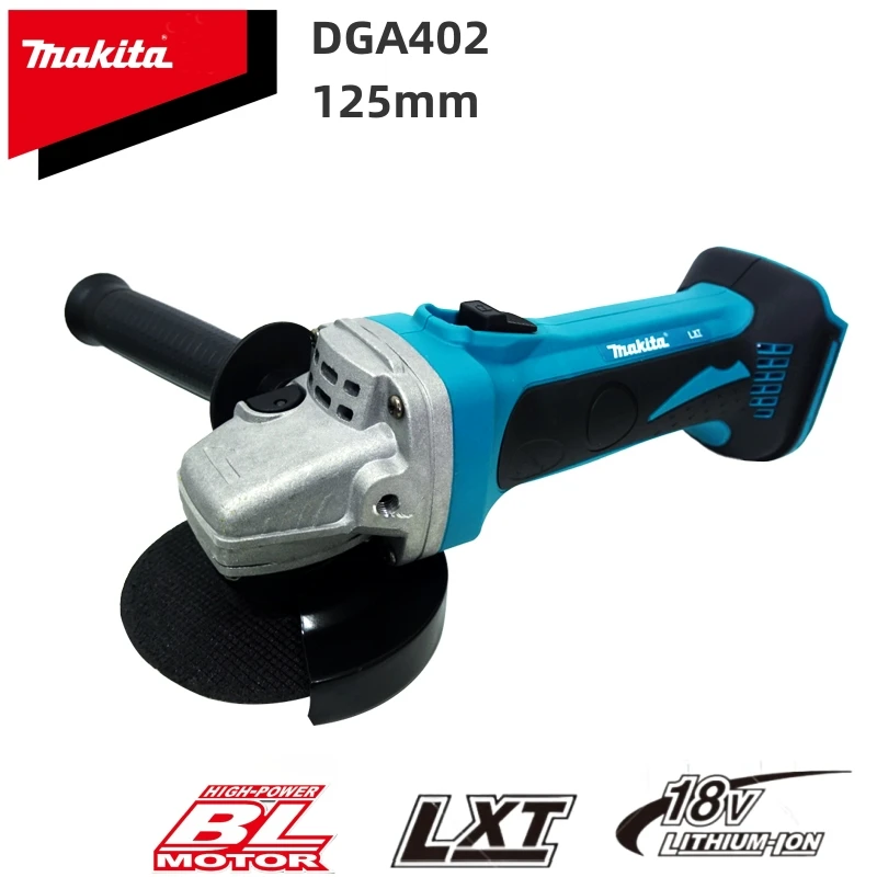 

Makita 18V LXT DGA402 125mm wheel diameter Lithium Cordless Angle Grinder rechargeable cordless brushless Household tool