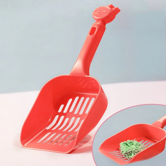 New cat litter shovel Practical spatula Large cat litter spatula Tofu cat litter Bentonite cat poop poop shovel pet supplies 3