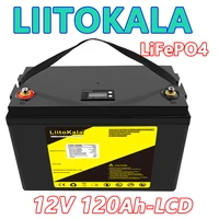 LiitoKala 12V 300Ah 200Ah LiFePO4 batterie 100Ah 120Ah 150Ah camping-cars étanche voiturette de Golf batterie tout-terrain hors réseau énergie solaire 4