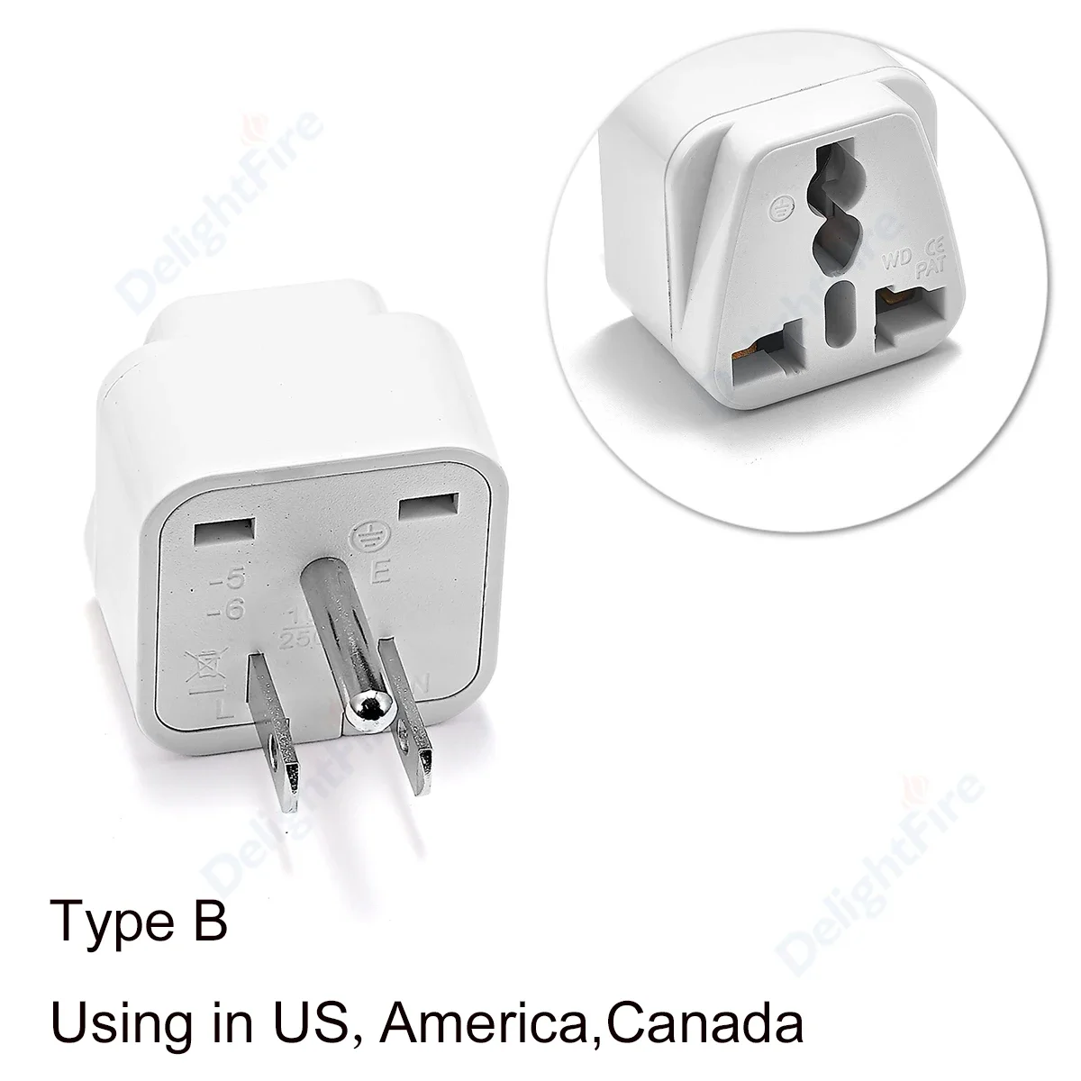 Adaptador eléctrico americano, Canadá, México, adaptador de viaje,  convertidor de corriente alterna, enchufes de corriente alterna, EE. UU.,  CN, JP - AliExpress