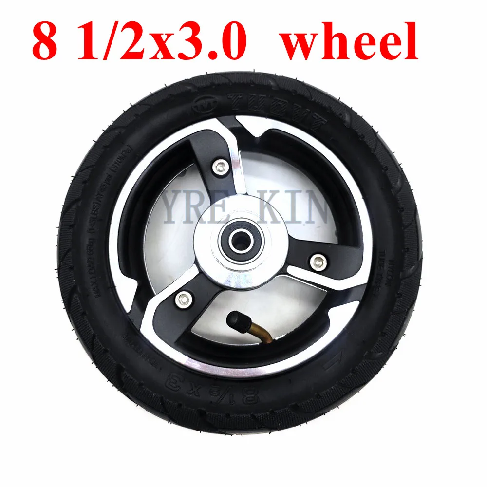 8 1/2x3.0 Pneumatic Tire for Electric Scooter Zero9 Front Wheel 8 1/2x2 (50-134) Upgrade Inner and Outer Tyre and Aluminum Rim