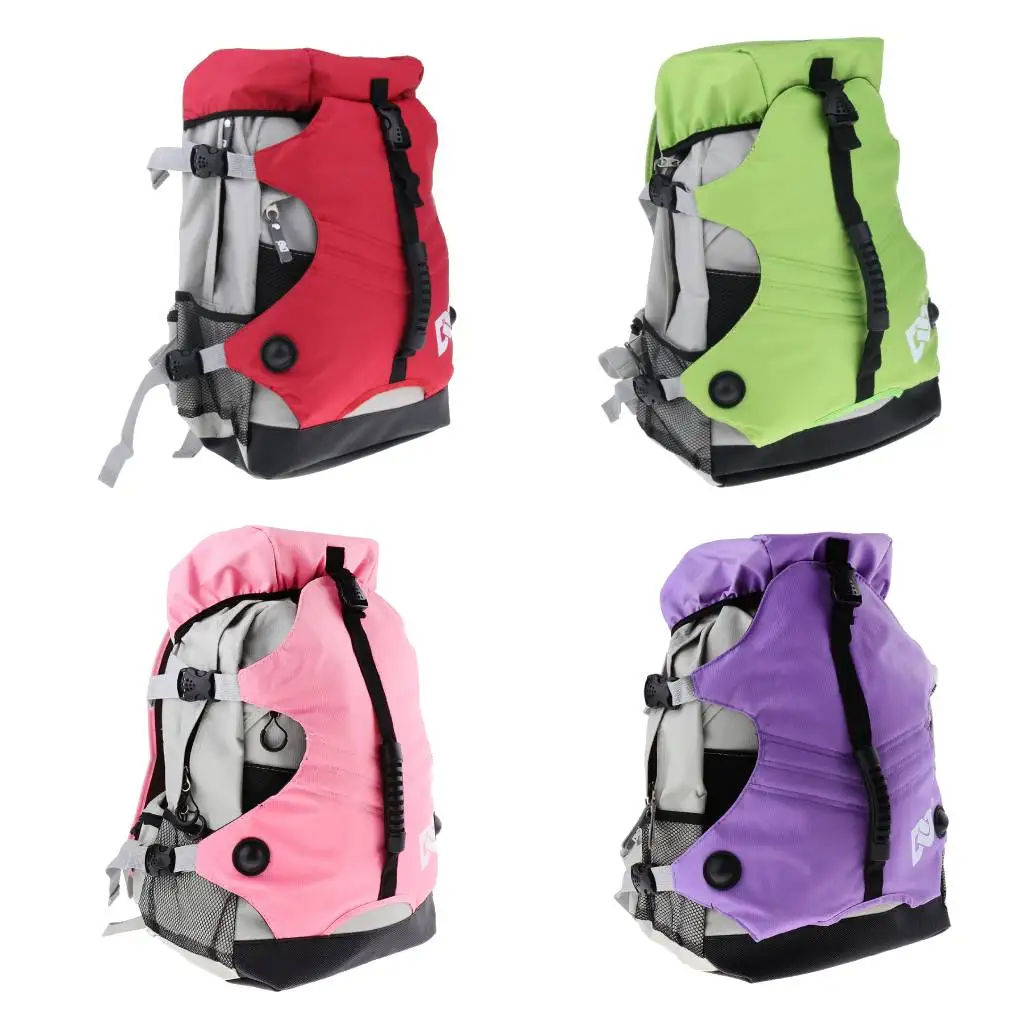 Bolsa Para Patines De Ruedas O Hielo – Tela Oxford, Correa Ajustable, 3 Compartimentos, Unisex