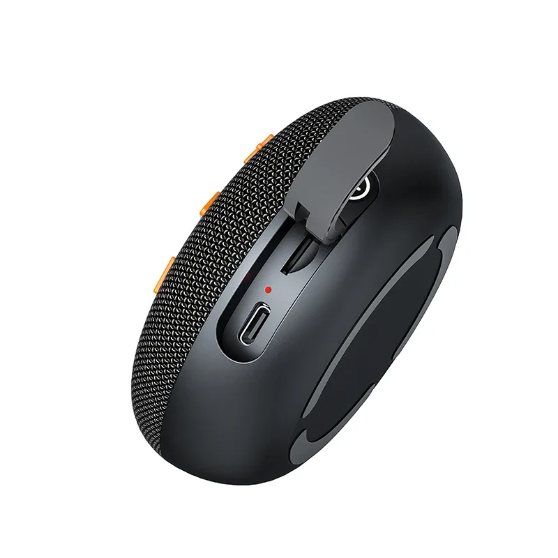 Rockmia EBS-313 Mini Portable Bluetooth Speaker BT5.3 Outdoor Waterproof IPX6 Fabric Mesh Handle Super Magnet Function, mini bluetooth speaker