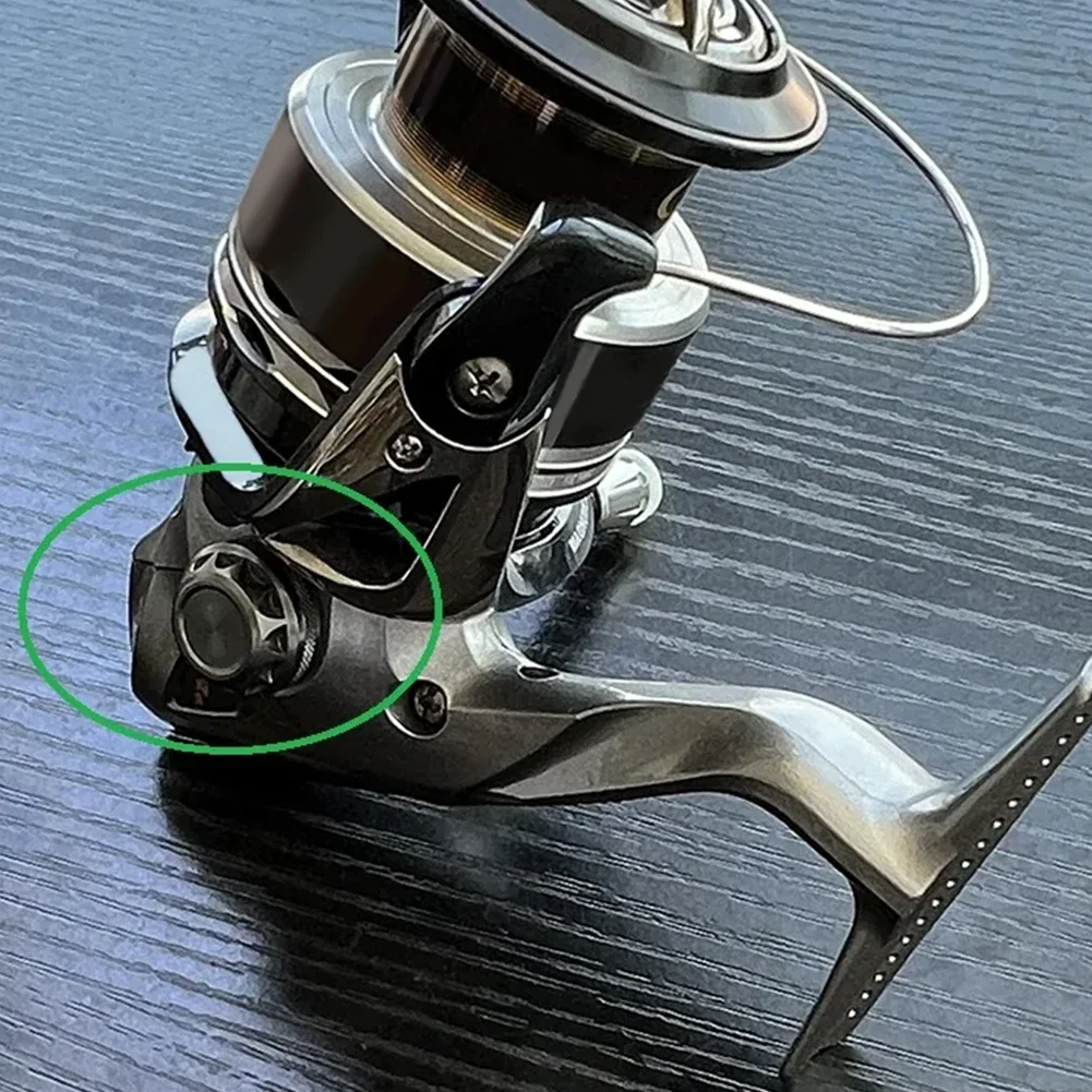 Fishing Reel Handle Cap Aluminum Alloy Handle Grip Cap Spinning Reel Handle Cap for Shimano Spinning Reel