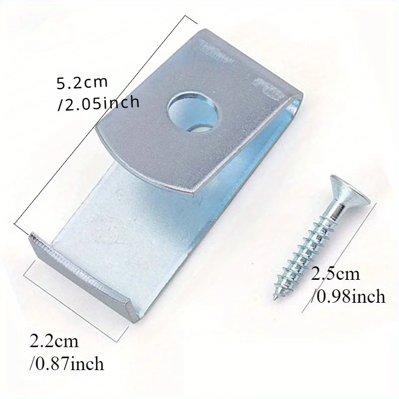 12pcs, Black/Blue Basin Buckles, Easy to Install, Decorative Garden Hooks for Garden, Home, Cafe, Office, Mall, Restaurant Decor