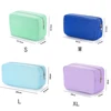 Personalized Embroidery High Capacity Makeup Bag Nylon Waterproof Travel Toiletry Bag for Women Girl Custom Name 3
