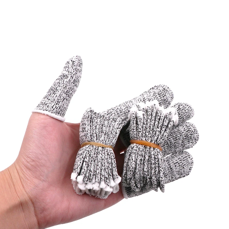 TOFAR 20pcs Anti-cut Finger Sleeve Cover Finger Protector Level 5 Vinyl Car Wrap Window Tint Film Cut Safety Fingertip Gloves