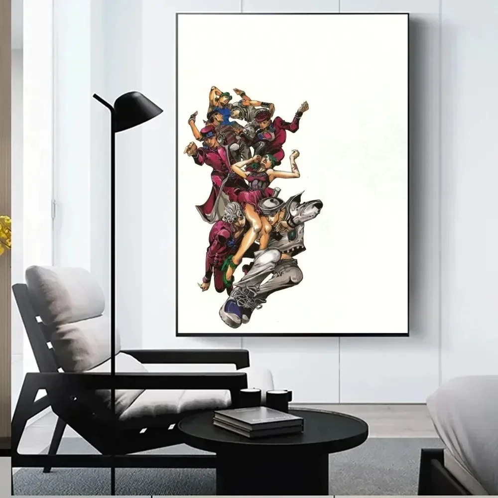 JOJO S BIZARRE ADVENTURE OVER HEAVEN Poster POSTER Wall Pictures For Living Room Fall Decor Bedroom