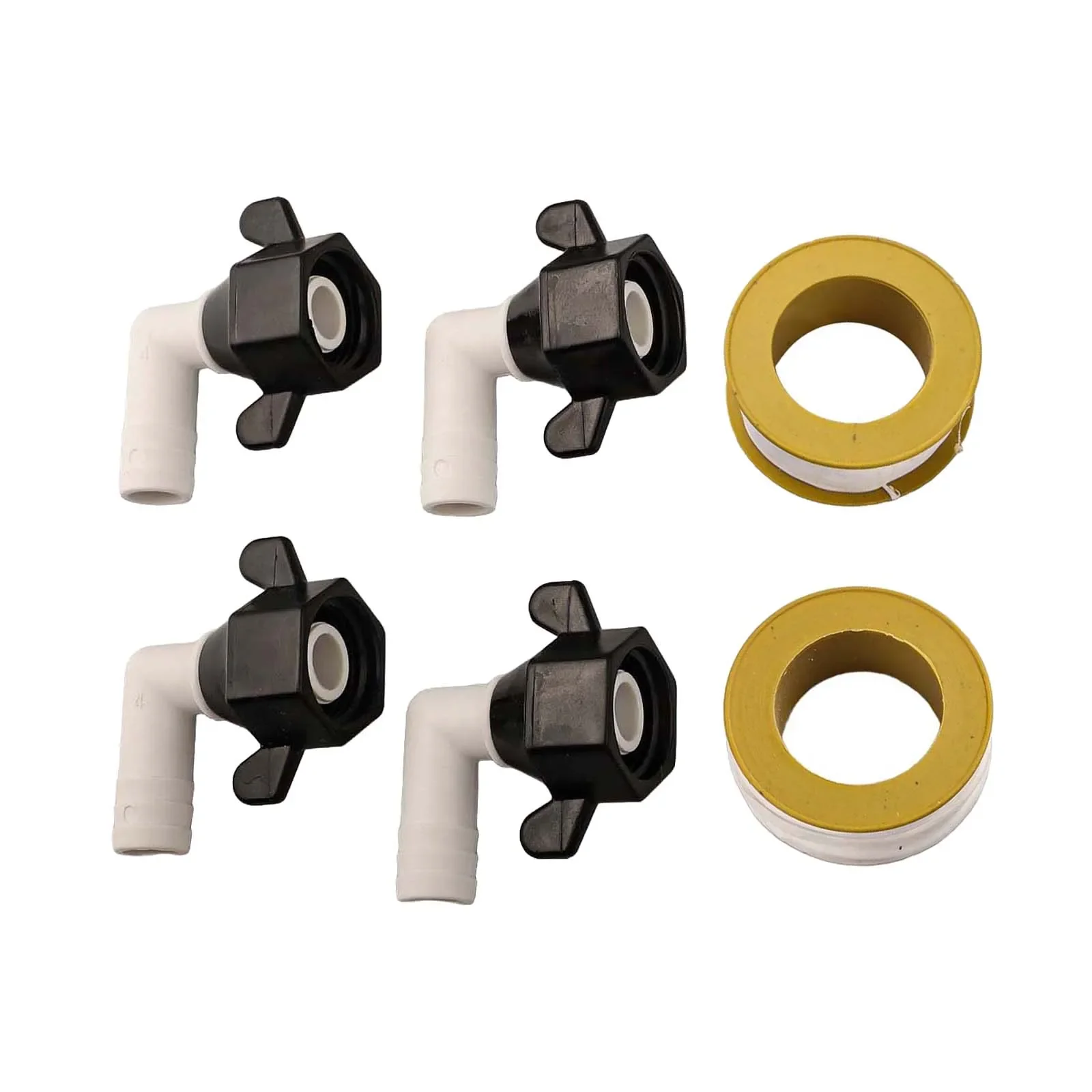 360-degree Rotatable Adapter Barb Elbow Adapter Flexible Installation Leakproof Connection Dependable Performance