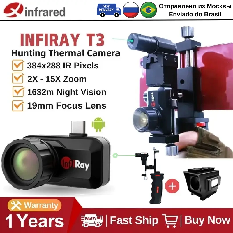 InfiRay-Xinfrared-T3-Infrared-Thermal-Imager-Monocular-Night-Vision ...