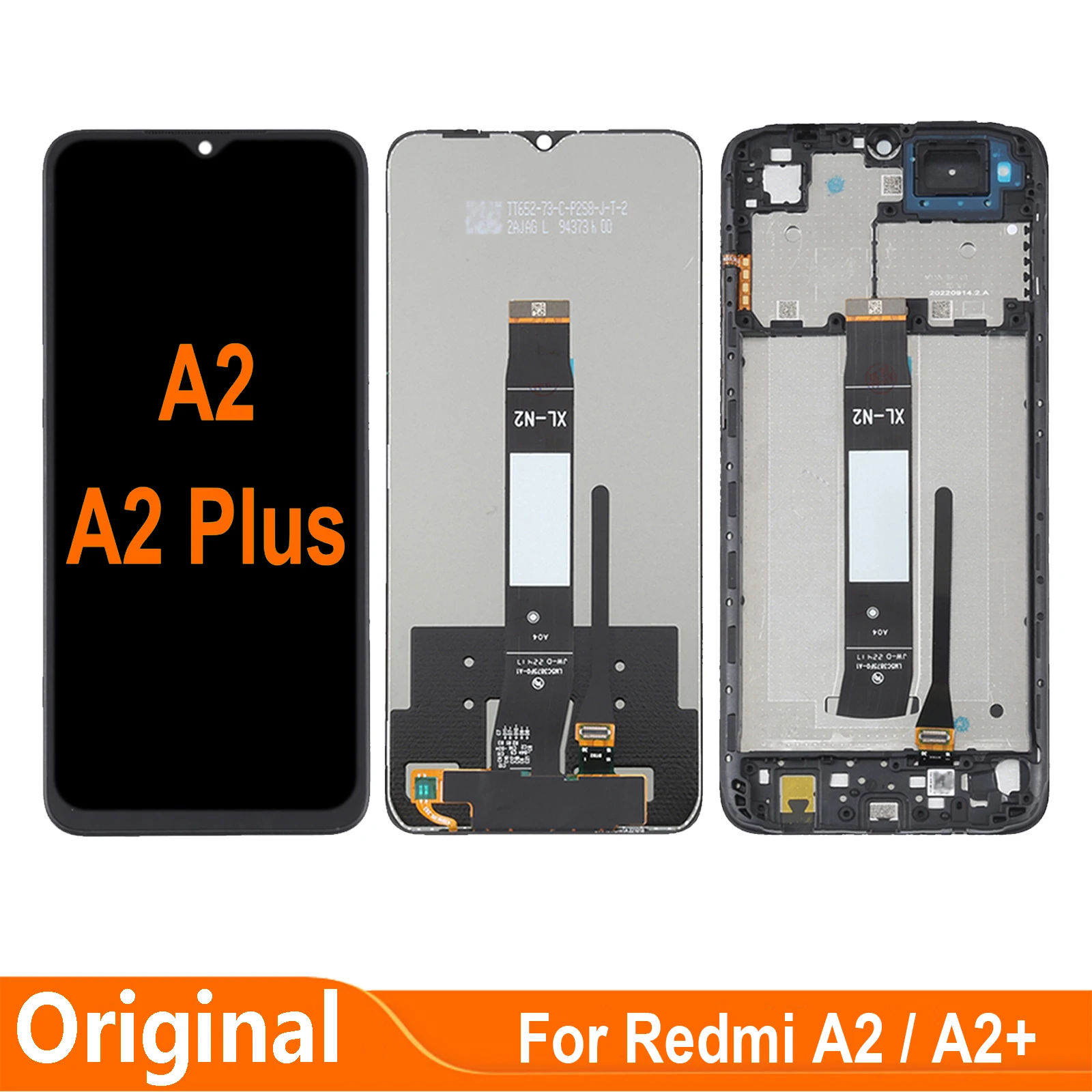 

ЖК-дисплей с сенсорным экраном и дигитайзером в сборе для Xiaomi Redmi A2 + A2 Plus