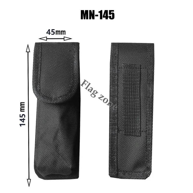 Flashlight pouch 1 Pcs tactical flashlight pouch bag holster torch case for belt torch cover folding knife hunting tools lighting accessories