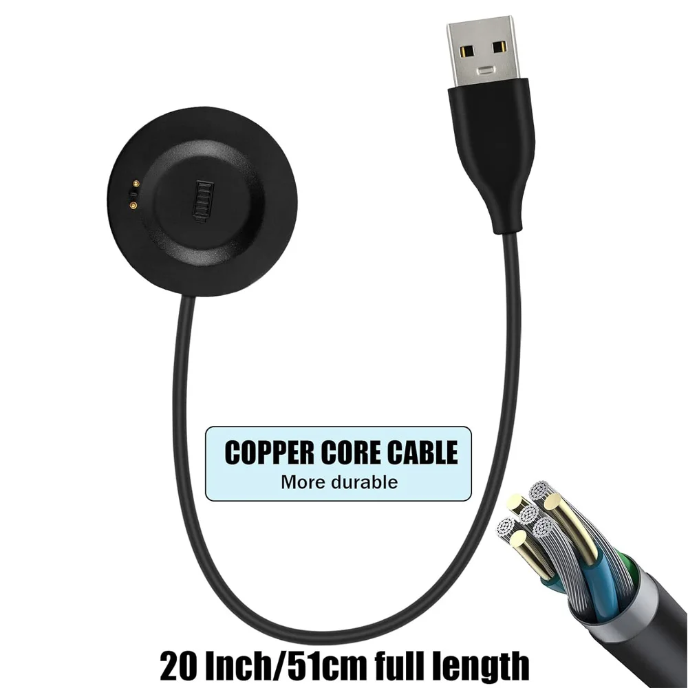 Blueshaweu Caricabatterie Per ITouch Air 3 E ITouch Sport 3 - Cavo Di Ricarica USB Di Ricambio (Nero)