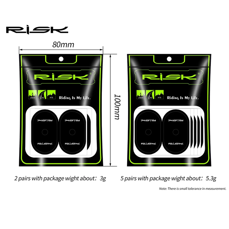 RISK Mountain Road Bicycle Presta Valve Sticker Bike Tire Air Nozzle Protective Adhesive