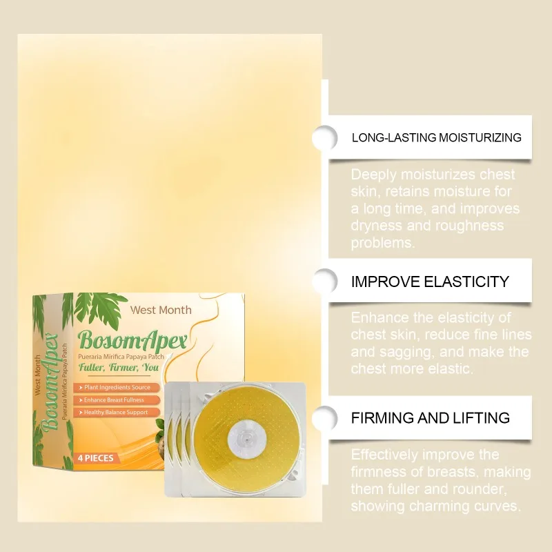 Pueraria Mirifca Papaya Patch Promote Female Hormone Enhance Breast Fullness Anti-sagging Collagen Breast Lift Enlarger slimming patch