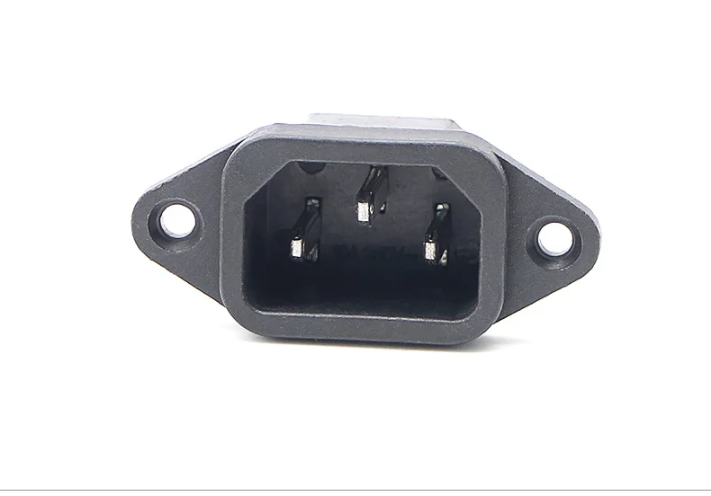 5 Pcs 3P IEC 320 C14 Male Plug Panel Power Inlet Sockets Connectors AC 250V 10A wire connector wire connector terminals electrical connectors cable connector electrical connector power plug power plugs
