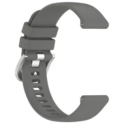 Original Silicone Sport Strap Band for Smartwatch - Premium Watchband Accessories (Dark gray)
