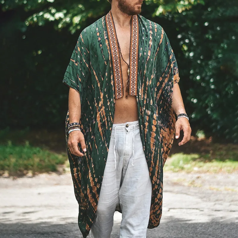 Casual Men Jacket Summer Mens Cover-Ups Beach