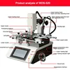 WDS-520 BGA Rework Station SMT Infrared Soldering Repair Tools IC Chip Hot Air Welding Equipment 3 Temperature Area Touch Screen 4