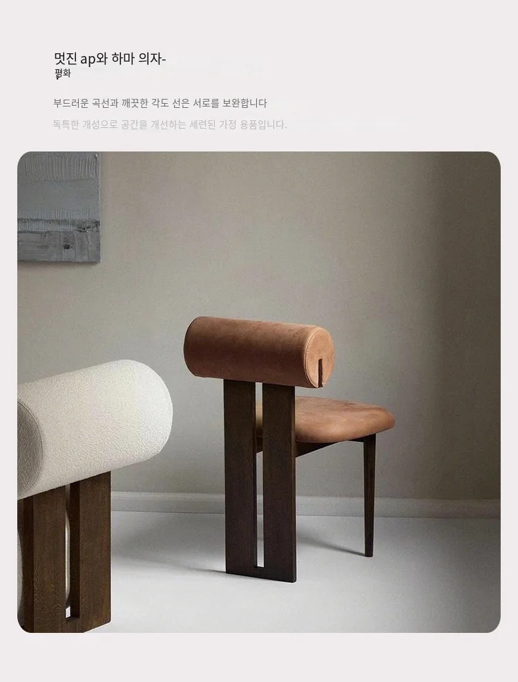 Description Picture 6 of itemVintage Makeup Chairs Nordic High-quality Wood Casual Designer Dinning Table Stools with Backrest Coffee Shop Nordic Furniture