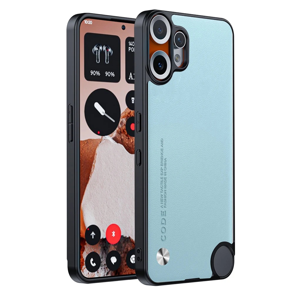 Luxury Fiber Texture PU-Leather Shockproof Phone Case