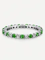 Silver Green White
