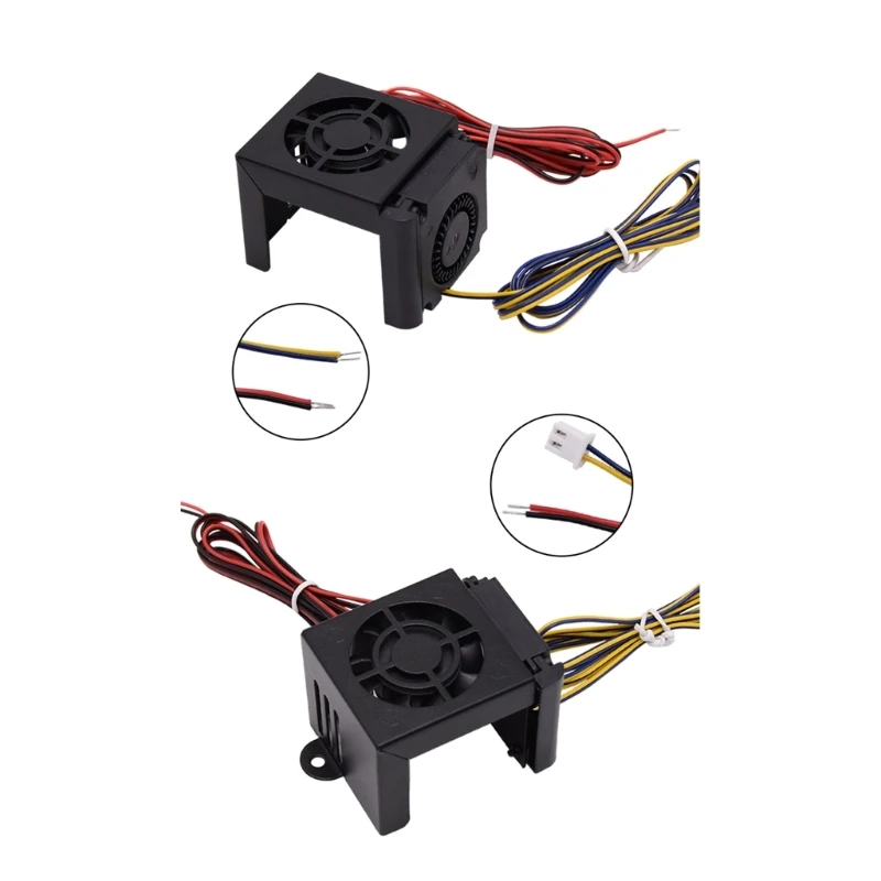 3D 프린트 헤드 부품 팬 커버 케이스, 고정 냉각 팬 커버, CR-10S CR10 Ender-3 4 5 압출기 팬 보호 커버