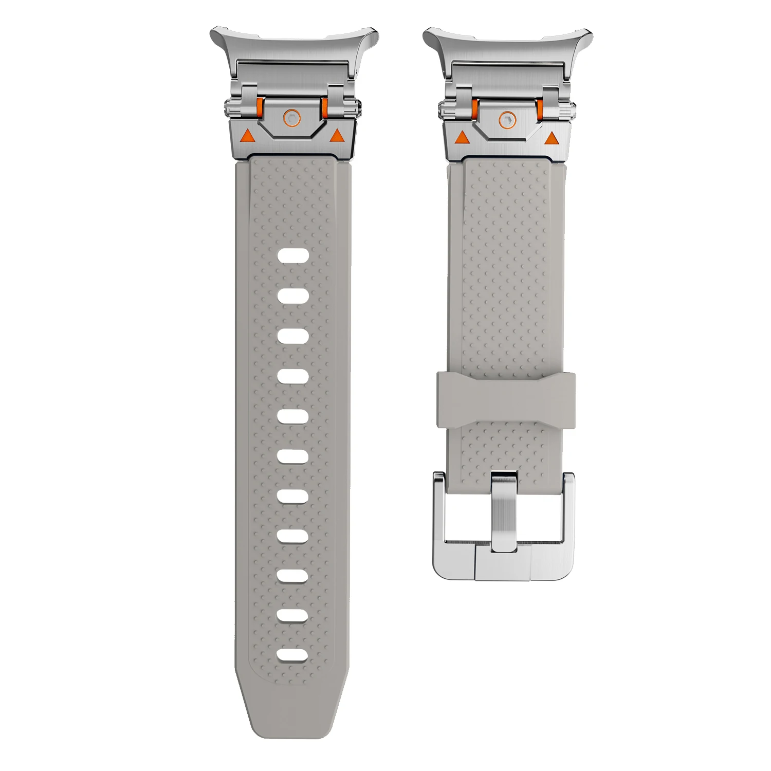 Premium No Gaps Silicone Strap for Sports Watches - Soft Rubber Wristband Bracelet