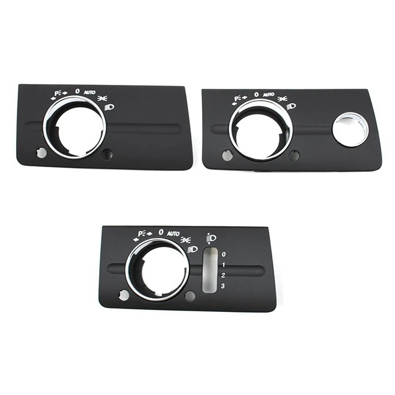메르세데스 벤츠 W211 E 클래스 320 350 550 2003-2008(B) 용 대시 보드 헤드라이트 램프 스위치 커버 패널 트림