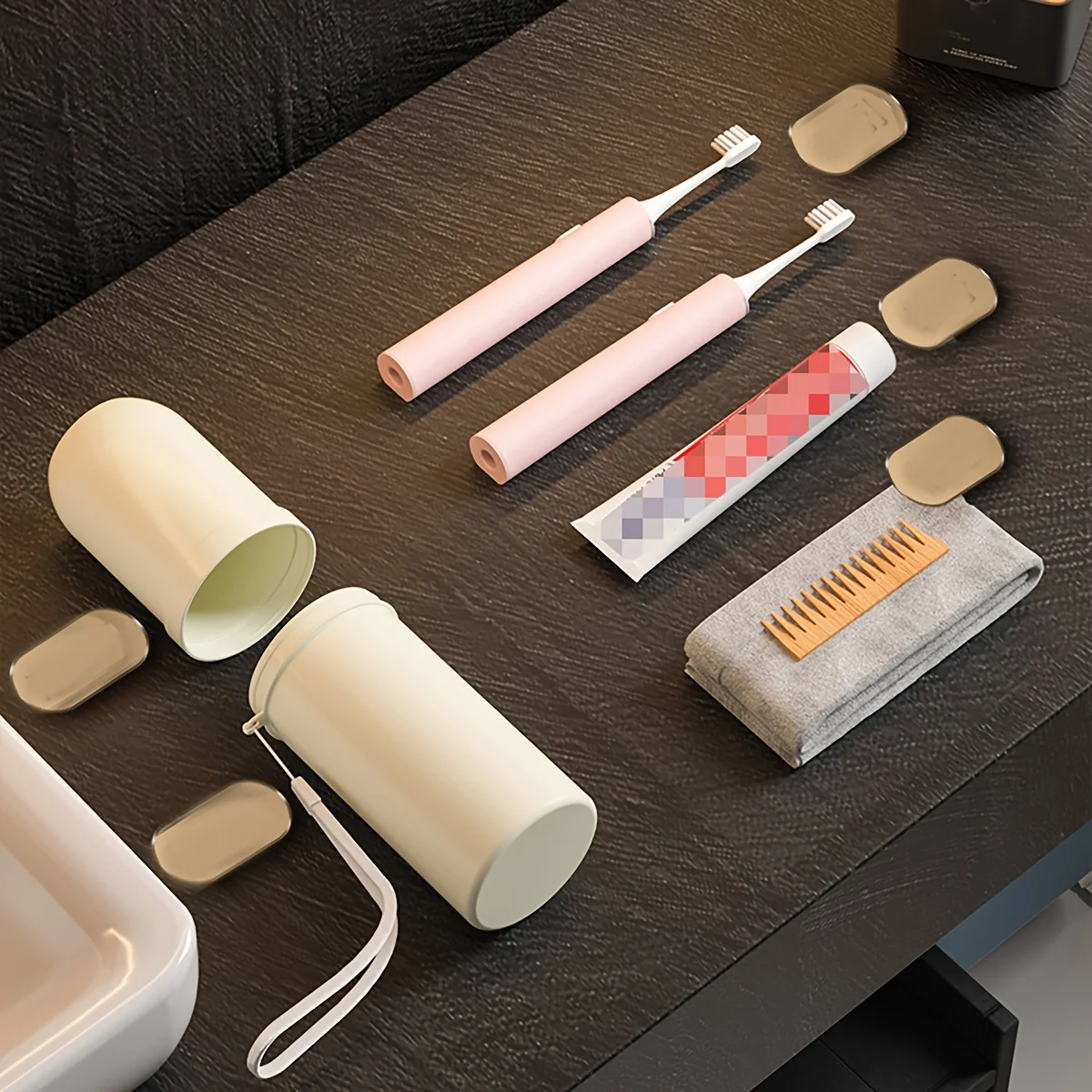 Portable Travel Toothbrush Box Set
