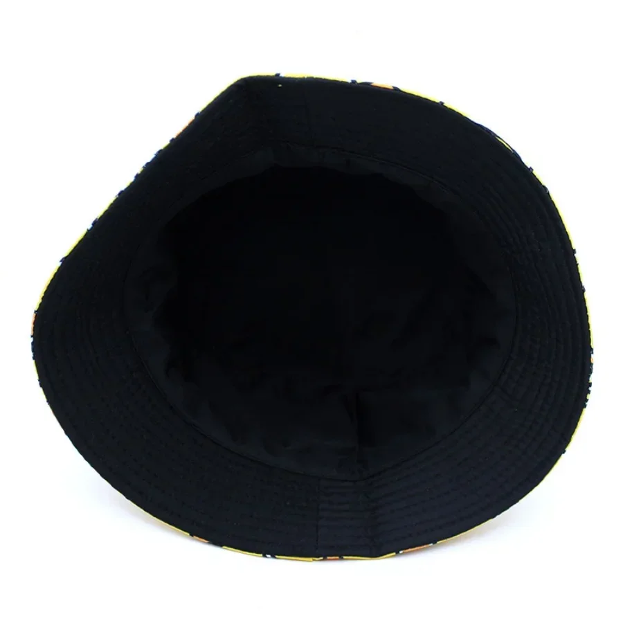 Summer Sun Hat Reversible Yellow Duck Bucket Hat For Men Women Cotton Bob Panama Girls Beach Travel Outdoor Fisherman
