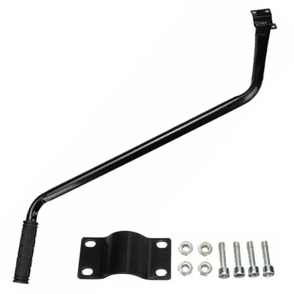 ידית הדרכה לאופניים לילדים, ידית עזרה להוראה של אופניים, מתכת כבדה, מתאמן בטיחות לאופניים לילדים ללמידה ואיזון