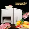 Commercial Meat Cutting Machine With 3 Cutiing Ways, 550W 353 Lbs/H Meat Slicer Shredded Cutting Machine, 3.5Mm Blade Stainless 3