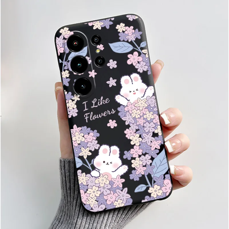 Luxury Cute Love Heart Rabbit Silicone Soft Back Phone Case