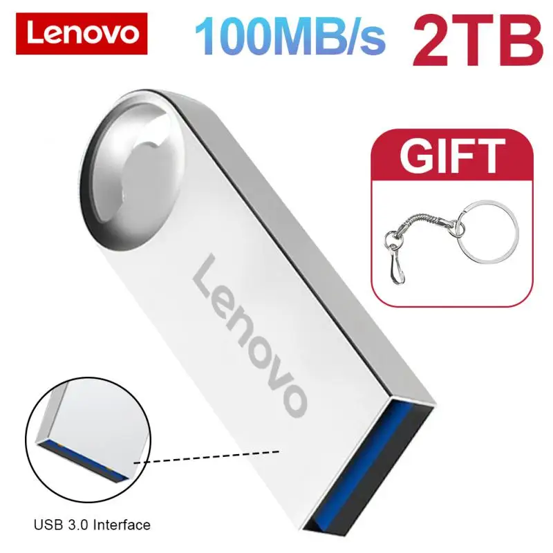 Lenovo Usb3.0 Flash Drive 2 Tb Pendrive 128Gb Memory Stick Pen Drive Flash Usb C Stick 2 Tb Memoria Usb Per Ps5 Ps4 Spedizione Gratuita