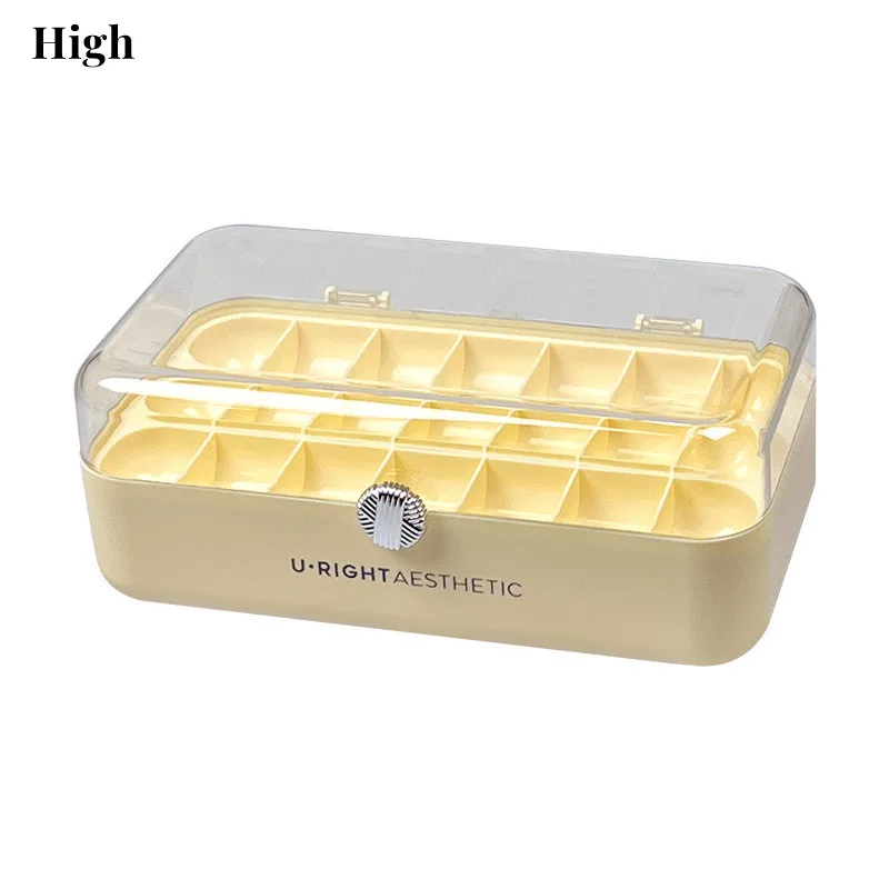 

Fashionable Transparent Multi-Layer And Multi Grid Organizing Plastic Box Jewelry Display Box Luxurious Box